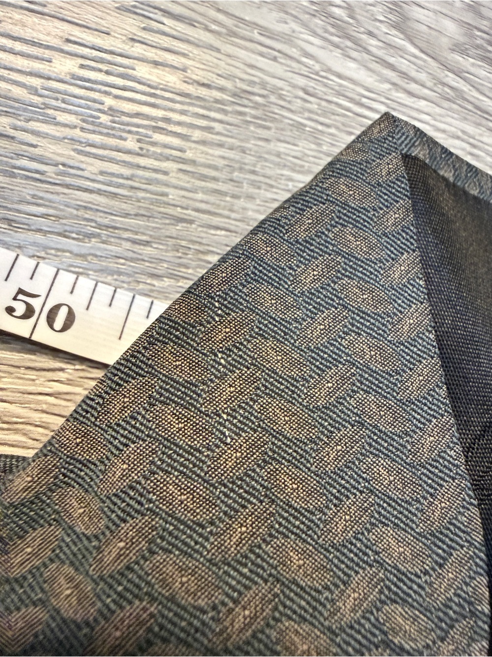 Italianissimo 100% Silk Tie Classic Basketweave Pattern Italian Neck Tie Mossy - Picture 6 of 11